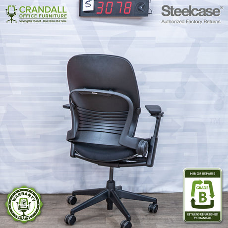 S-3078 - Steelcase V2 Leap - Grade B