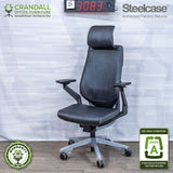 S-3083 - Steelcase Gesture with Headrest- Grade A