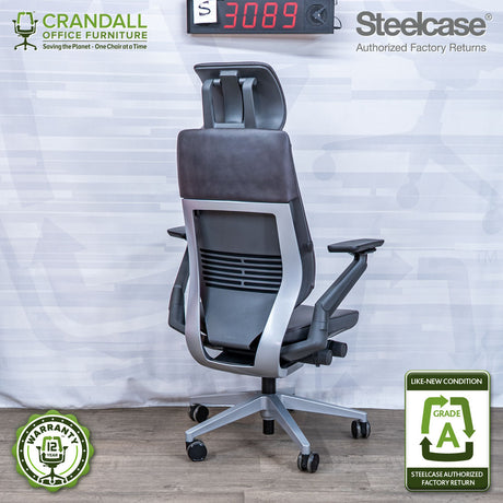 S-3089 - Steelcase Gesture with Headrest- Grade A