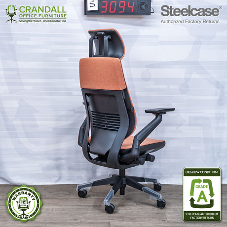 S-3094 - Steelcase Gesture with Headrest - Grade A