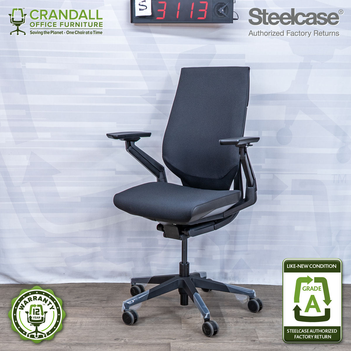 S-3113 - Steelcase Gesture - Grade A