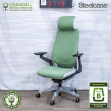 S-3119 - Steelcase Gesture with Headrest - Grade B
