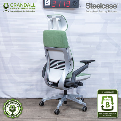 S-3119 - Steelcase Gesture with Headrest - Grade B