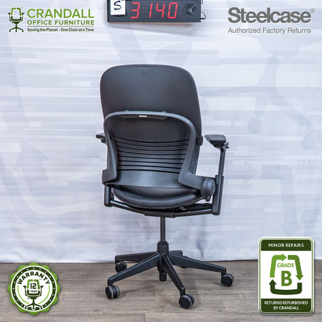 S-3140 - Steelcase V2 Leap - Grade B