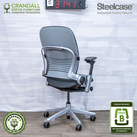 S-3141 - Steelcase V2 Leap - Grade B