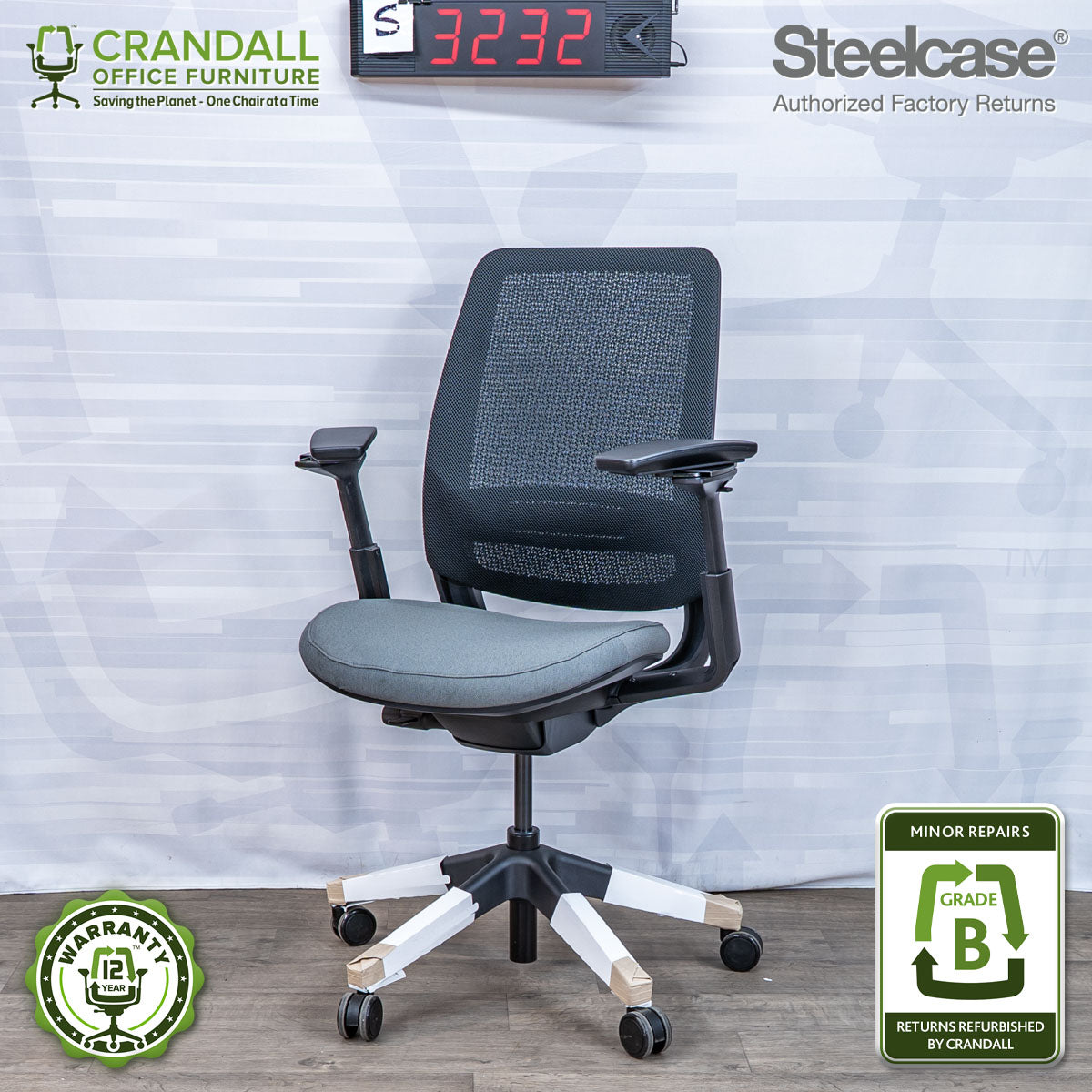 S-3232 - Steelcase Series 2 - Grade B