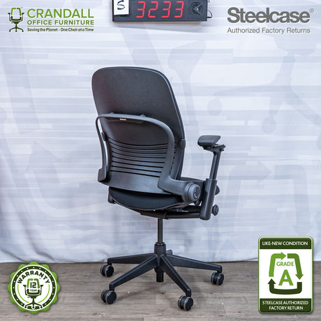 S-3233 - Steelcase V2 Leap- Grade A