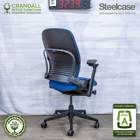 S-3239 - Steelcase V2 Leap- Grade A