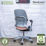 S-3244 - Steelcase V2 Leap- Grade A