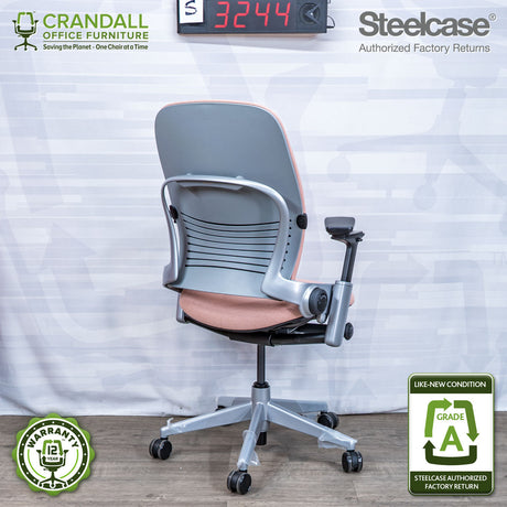 S-3244 - Steelcase V2 Leap- Grade A