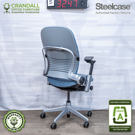 S-3247 - Steelcase V2 Leap- Grade A