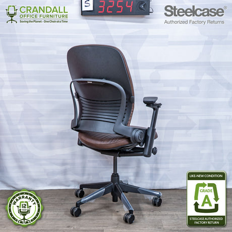 S-3254 - Steelcase V2 Leap- Grade A