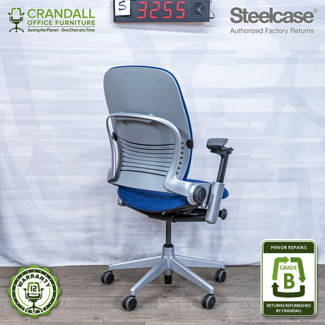 S-3255 - Steelcase V2 Leap- Grade B