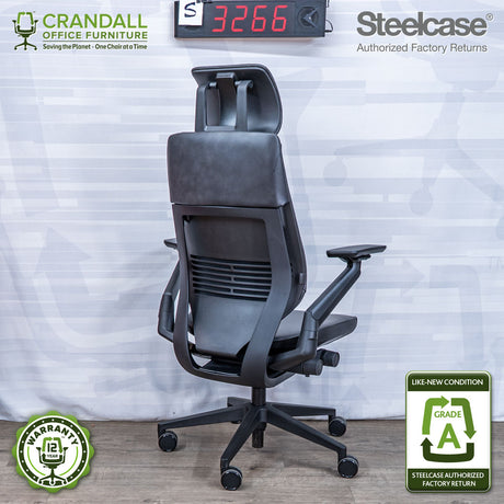 S-3266 - Steelcase Gesture with Headrest - Grade A