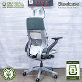 S-3293 - Steelcase Gesture with Headrest - Grade B