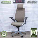 S-3295 - Steelcase Gesture with Headrest - Grade B