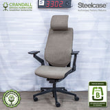 S-3302 - Steelcase Gesture with Headrest - Grade B