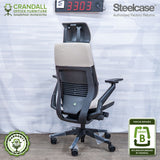 S-3303 - Steelcase Gesture with Headrest - Grade B