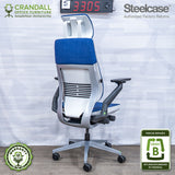 S-3305 - Steelcase Gesture with Headrest - Grade B