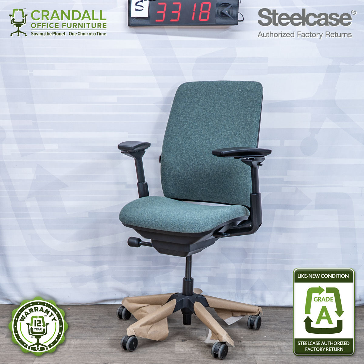 S-3318 - Steelcase Amia - Grade A – Crandall Office Furniture