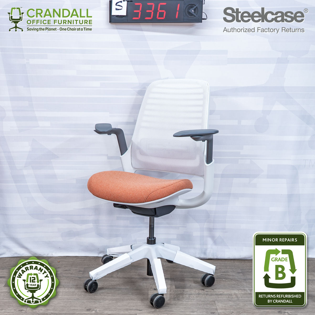 S-3361 - Steelcase Series 1 - Grade B