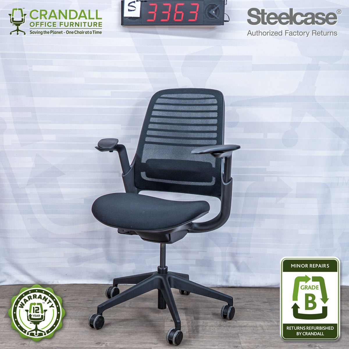 S-3363 - Steelcase Series 1 - Grade B