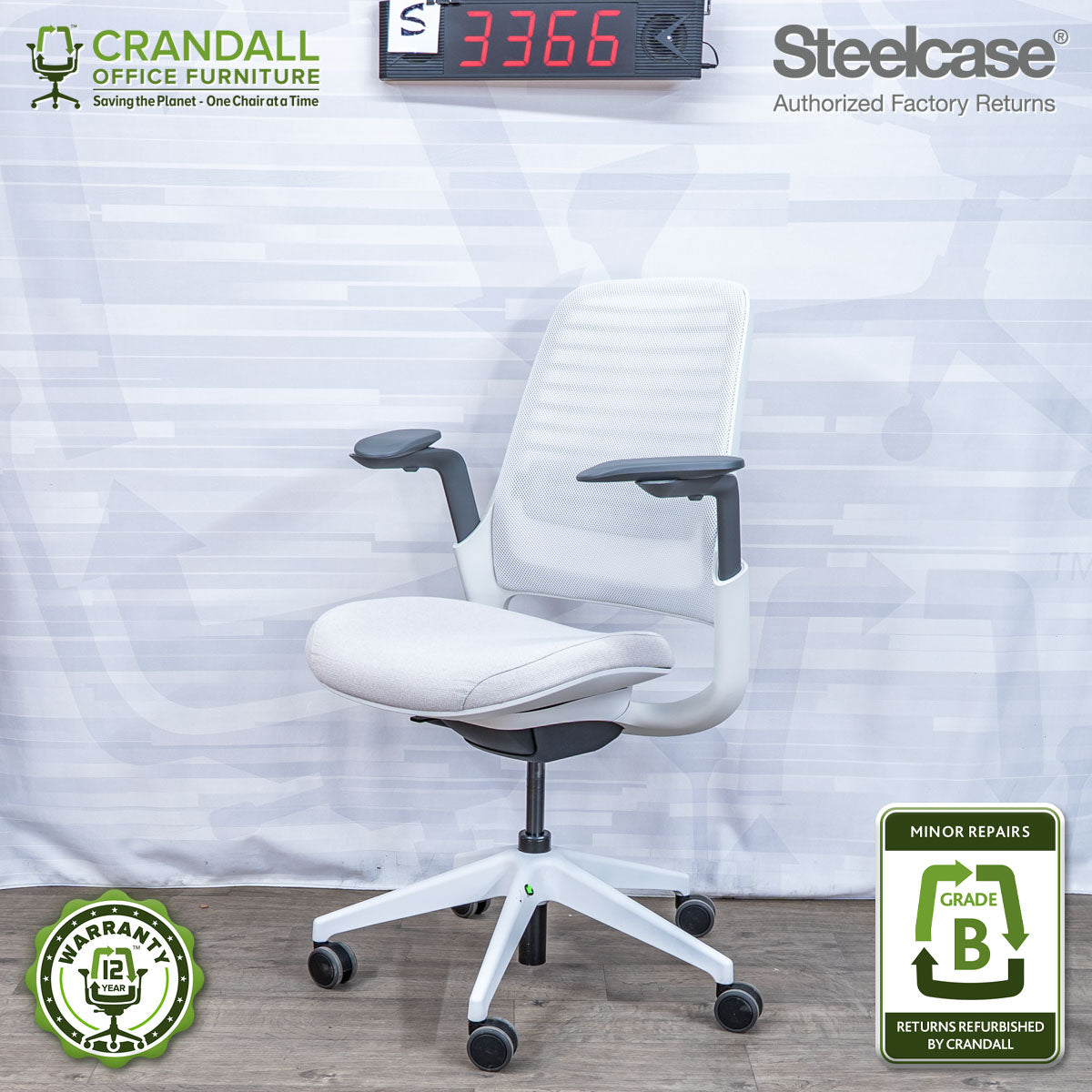 S-3366 - Steelcase Series 1 - Grade B
