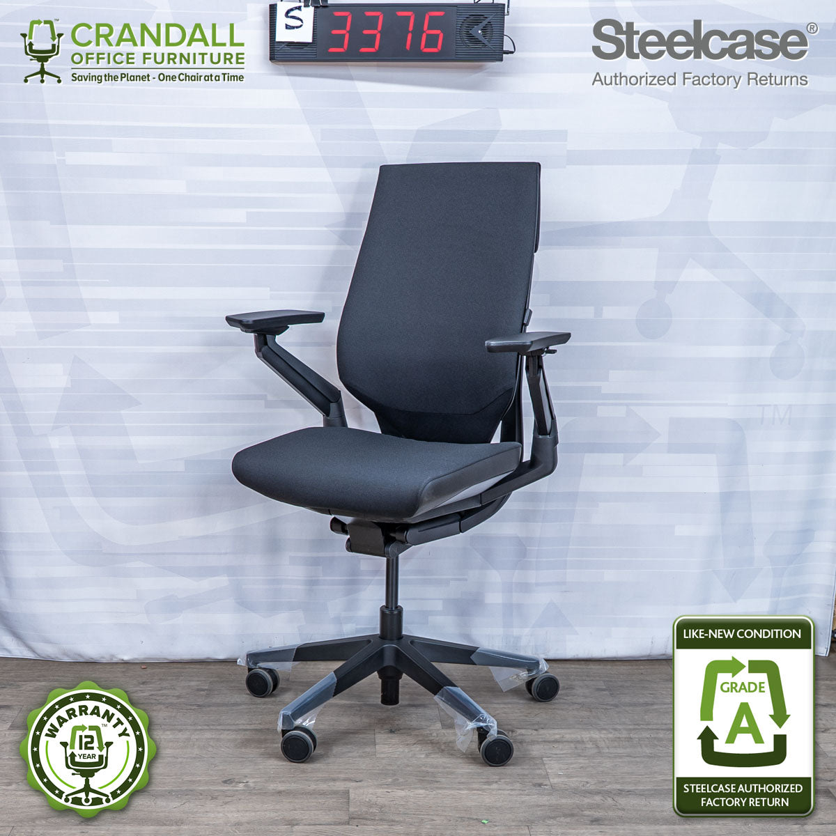 S-3376 - Steelcase Gesture - Grade A