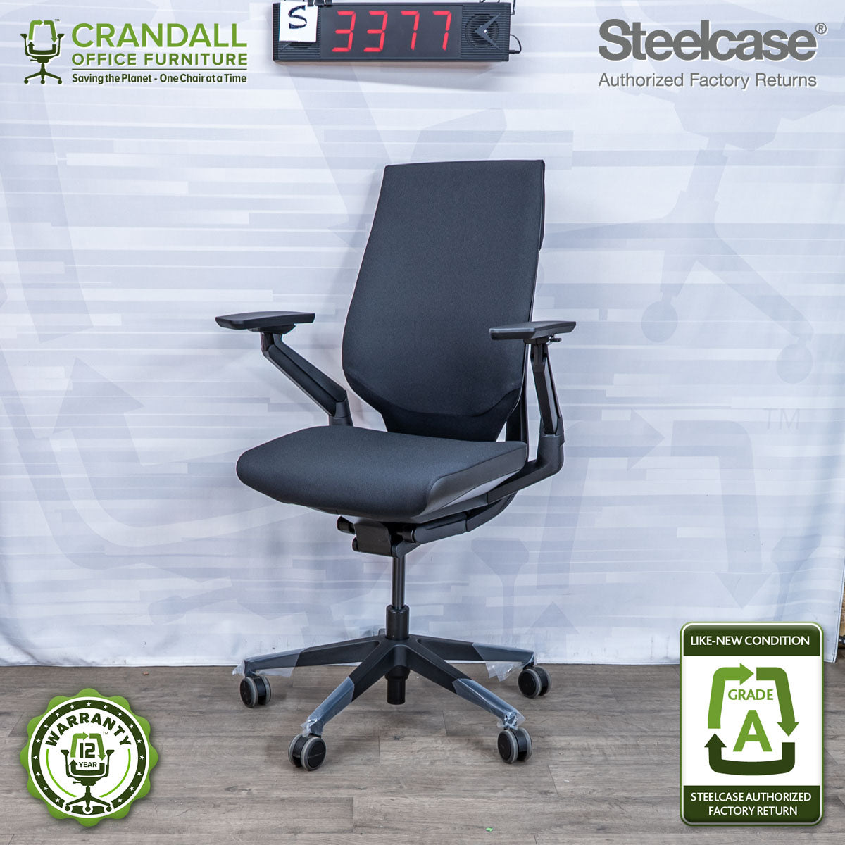 S-3377 - Steelcase Gesture - Grade A
