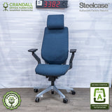 S-3382 - Steelcase Gesture with Headrest - Grade A