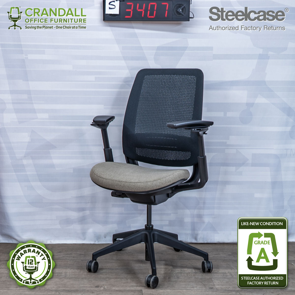 S-3407 - Steelcase Series 2 - Grade A