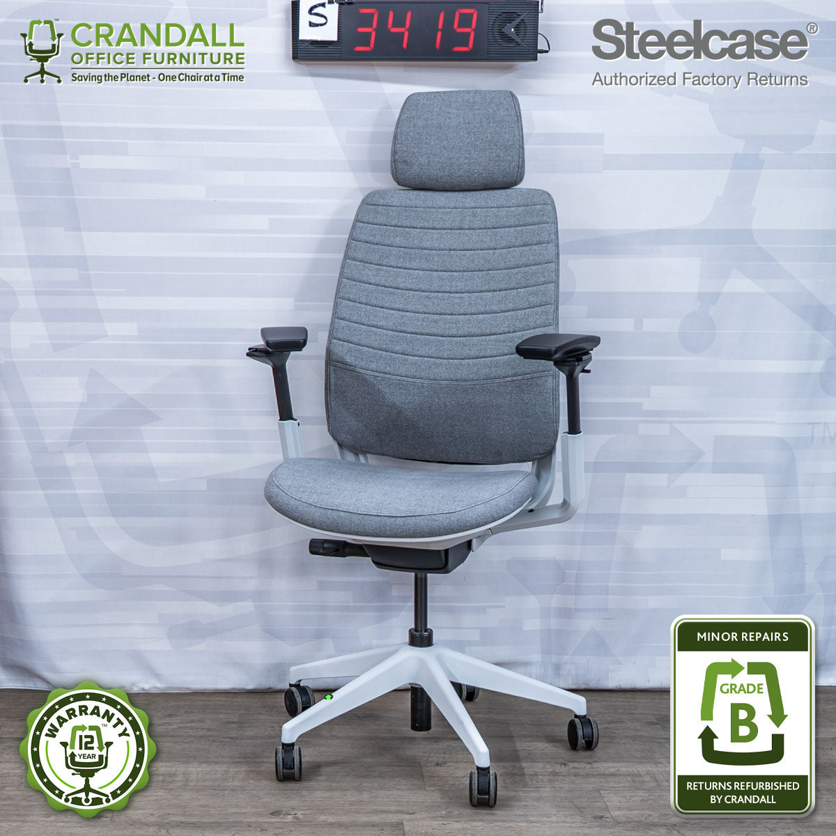 S-3419 - Steelcase Series 2 - Grade B
