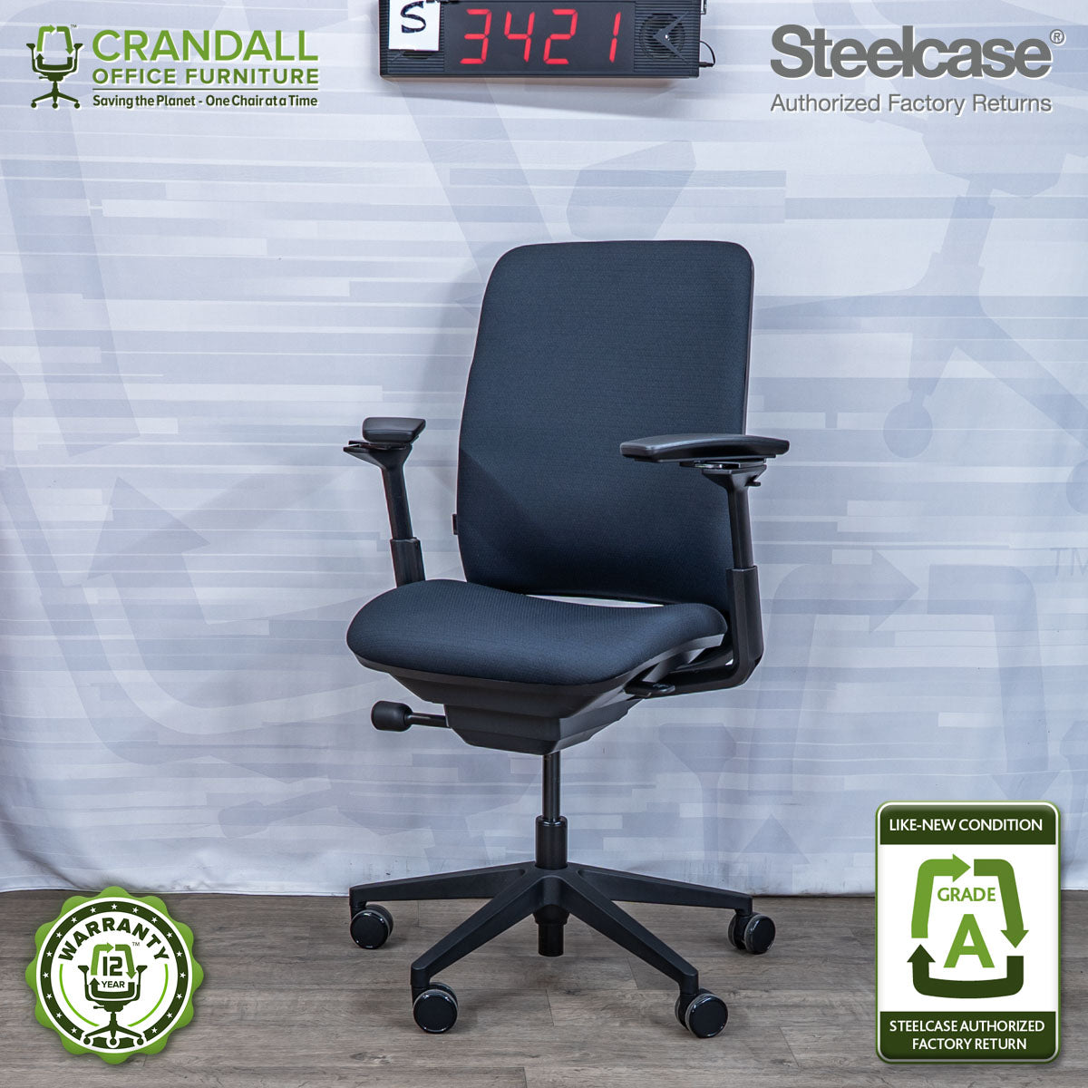 S-3421 - Steelcase Amia - Grade A