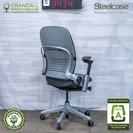S-3434 - Steelcase V2 Leap - Grade A