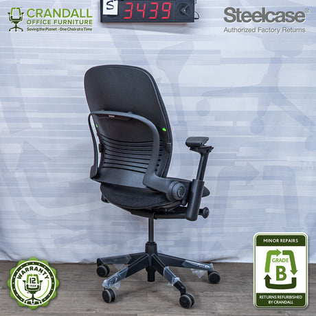 S-3439 - Steelcase V2 Leap - Grade B
