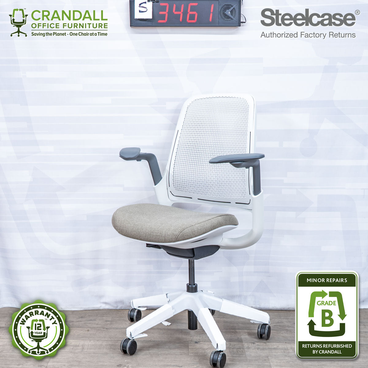 S-3461 - Steelcase Series 1 - Grade B
