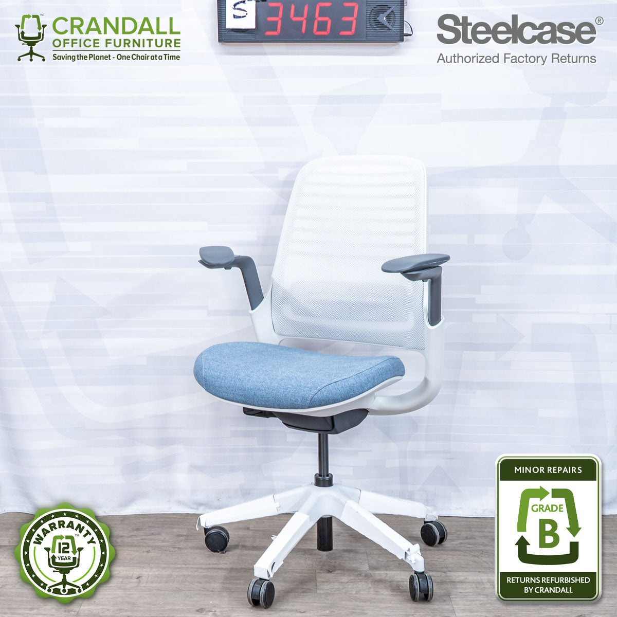 S-3463 - Steelcase Series 1 - Grade B