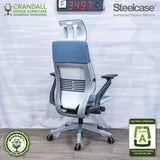 S-3497 - Steelcase Gesture with Headrest - Grade A