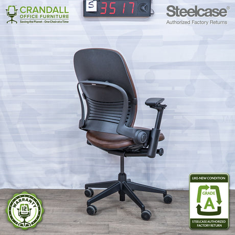 S-3517 - Steelcase V2 Leap - Grade A