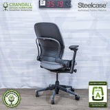 S-3519 - Steelcase V2 Leap - Grade A