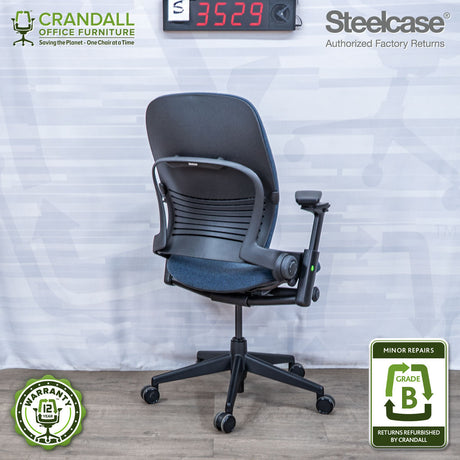 S-3529 - Steelcase V2 Leap - Grade B