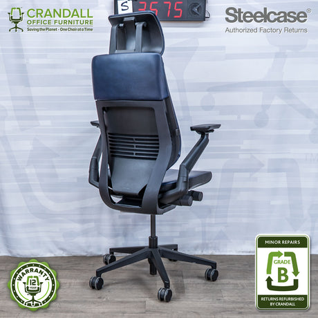 S-3575 - Steelcase Gesture with Headrest - Grade B