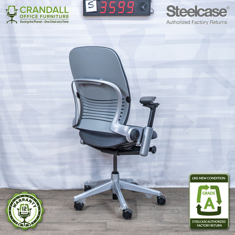 S-3599 - Steelcase V2 Leap - Grade A