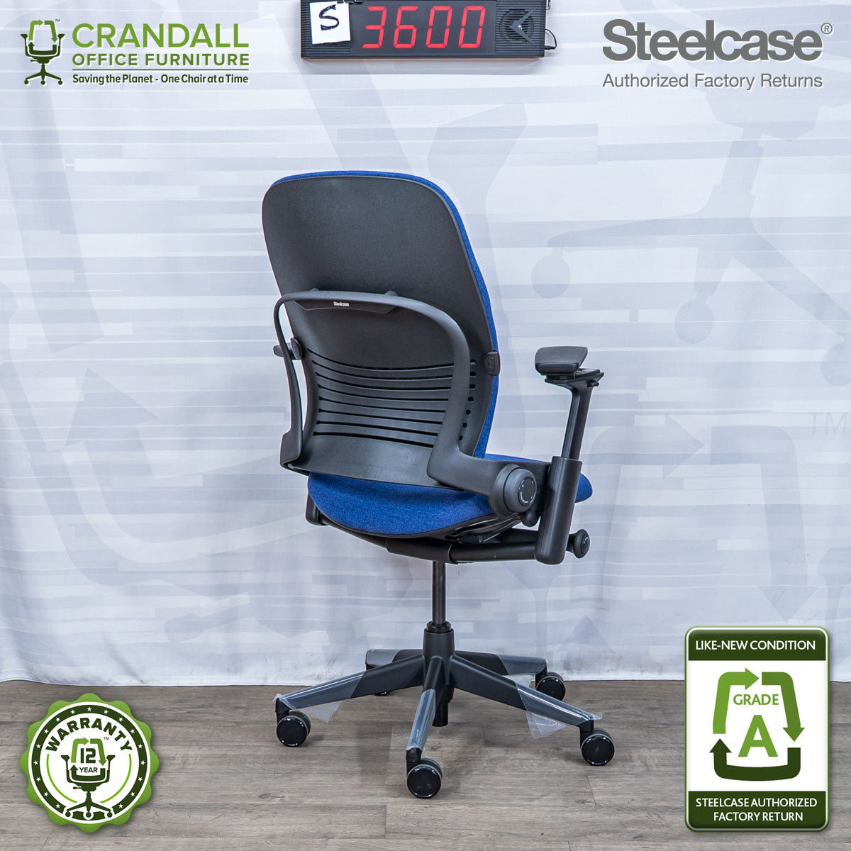 S-3600 - Steelcase V2 Leap - Grade A