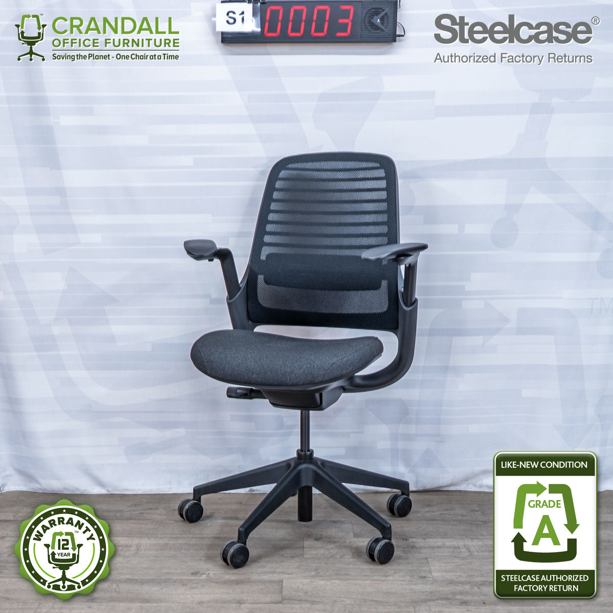 S1-0003 - Steelcase Series 1 - Grade A