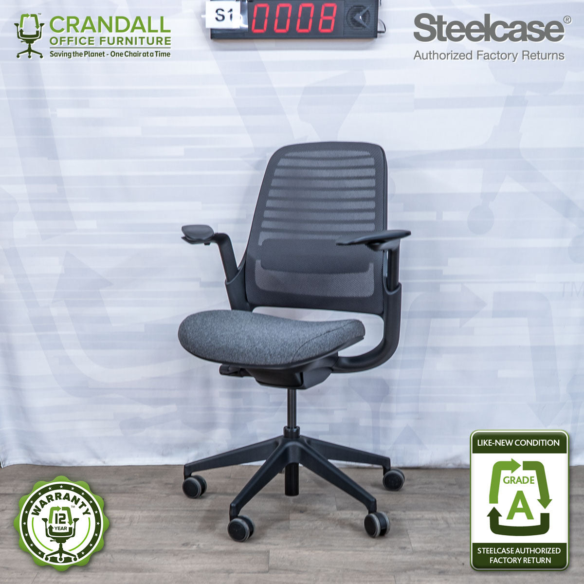S1-0008 - Steelcase Series 1 - Grade A