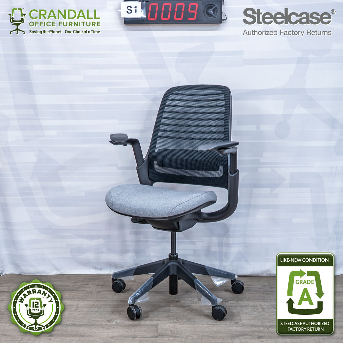 S1-0009 - Steelcase Series 1 - Grade A