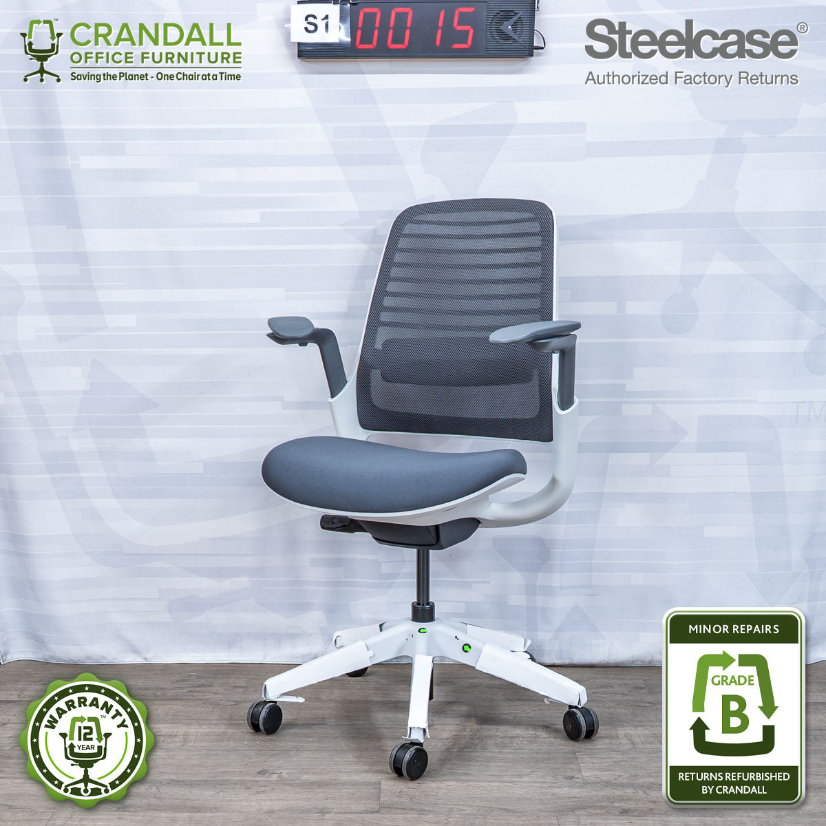 S1-0015 - Steelcase Series 1 - Grade B