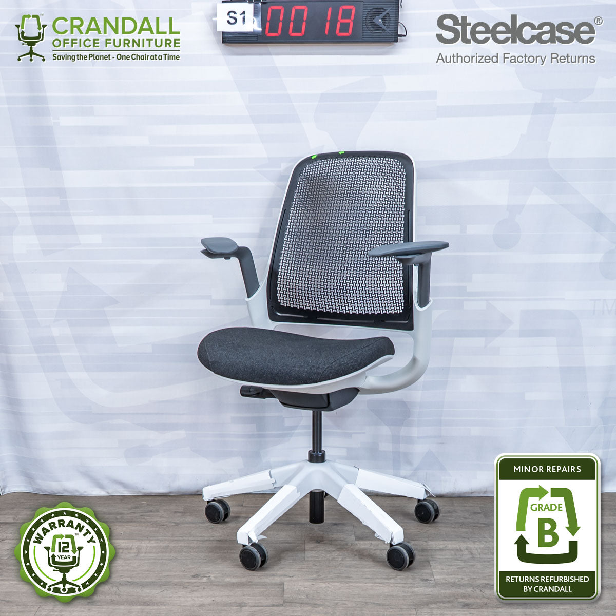 S1-0018 - Steelcase Series 1 - Grade B