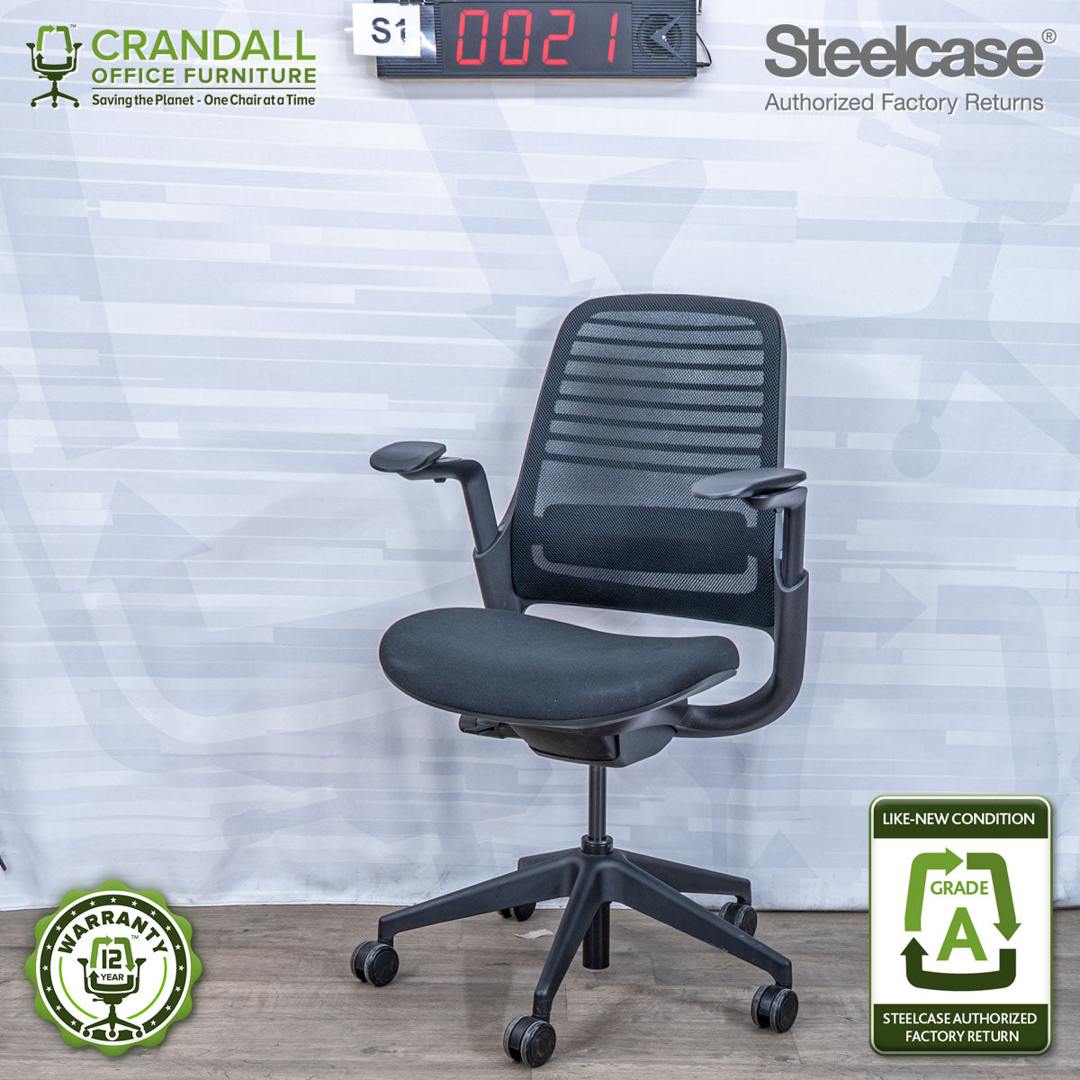 S1-0021 - Steelcase Series 1 - Grade A